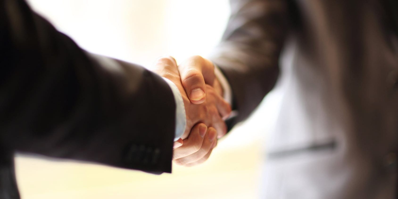 handshake in office